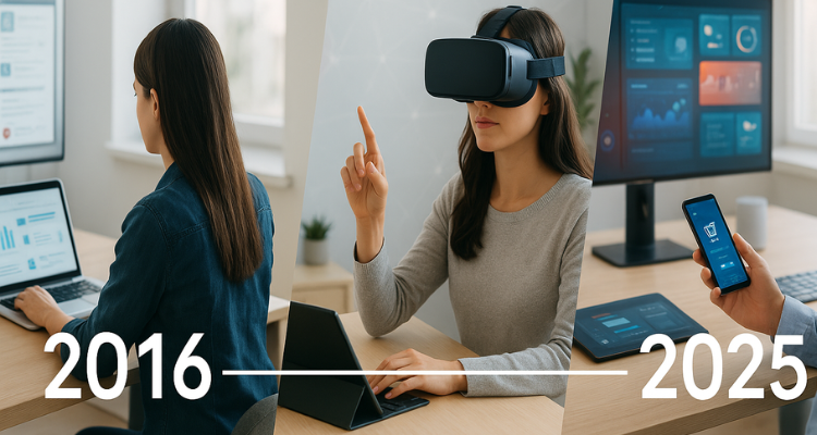 Evolution of Digital Marketing from 2016 to 2025 with AI, VR, and Omnichannel